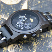 Load image into Gallery viewer, Fathom Deep - Ebony Wood Watch