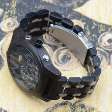 Load image into Gallery viewer, Fathom Deep - Ebony Wood Watch
