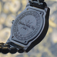 Load image into Gallery viewer, Fathom Deep - Ebony Wood Watch