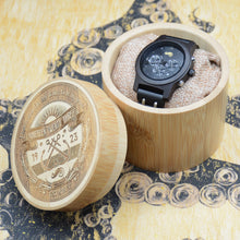 Load image into Gallery viewer, Fathom Deep - Ebony Wood Watch