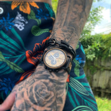 Load image into Gallery viewer, Black Anchor Bracelet