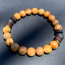 Load image into Gallery viewer, Bokeelia // Natural Wood Bead Bracelet

