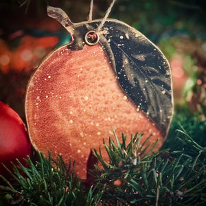 The Orangament • Wood Christmas Tree Ornament