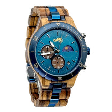 Load image into Gallery viewer, Gulfdream - Zebra Wood Watch

