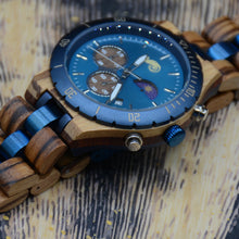 Load image into Gallery viewer, Gulfdream - Zebra Wood Watch
