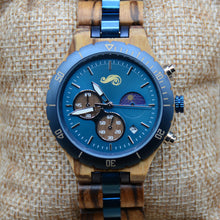 Load image into Gallery viewer, Gulfdream - Zebra Wood Watch

