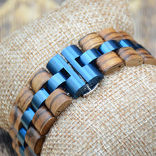 Load image into Gallery viewer, Gulfdream - Zebra Wood Watch
