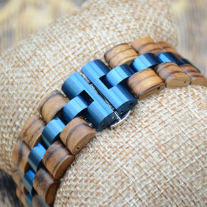 Gulfdream - Zebra Wood Watch