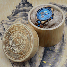 Load image into Gallery viewer, Gulfdream - Zebra Wood Watch
