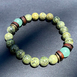 Bokeelia // Seagrass Wood Bead Bracelet