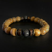 Load image into Gallery viewer, Bokeelia // Natural Wood Bead Bracelet
