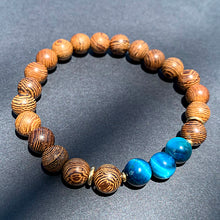 Load image into Gallery viewer, Captiva // Natural Wood Bead Bracelet
