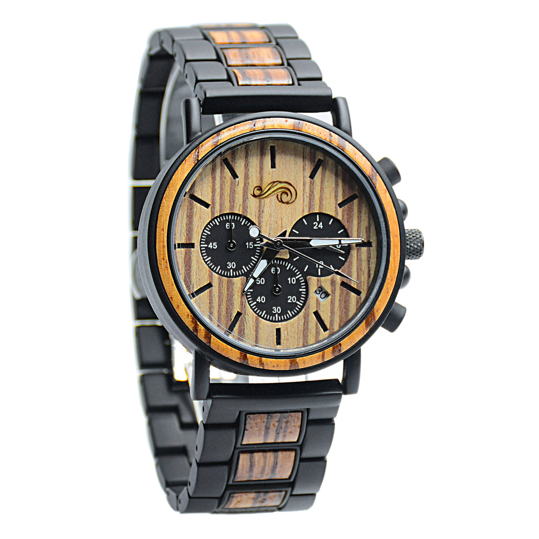 The Cape - Zebrawood Watch