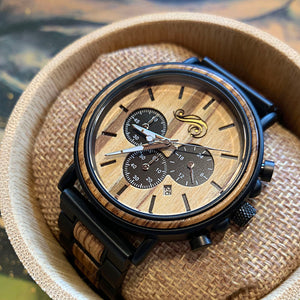 The Cape - Zebrawood Watch